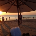 ジンバランビーチの夕日の写真2