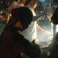 夜のデンパサールでおいしいサテの屋台に遭遇！の写真2